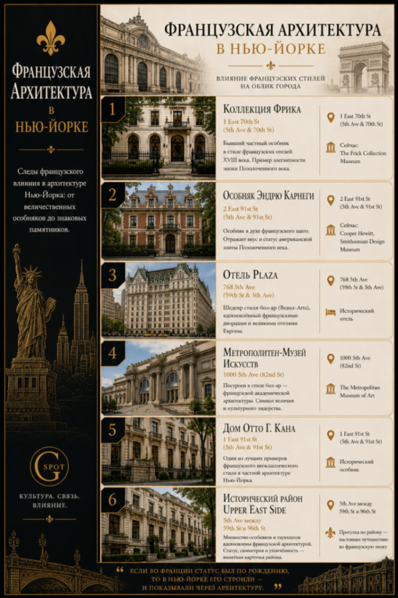 French Architecture in New York City